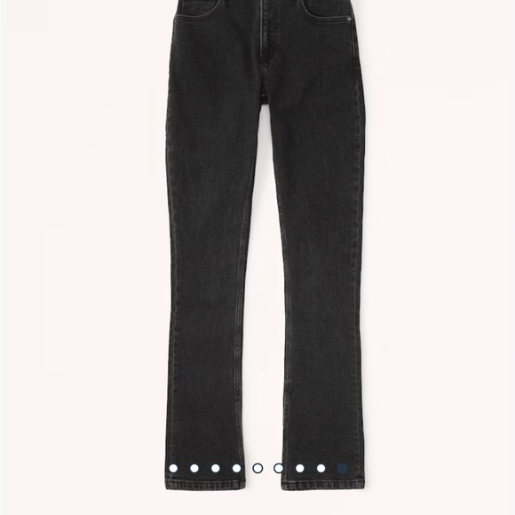 NWOT Abercrombie Curve Love High Rise w Vents - Picture 7 of 11